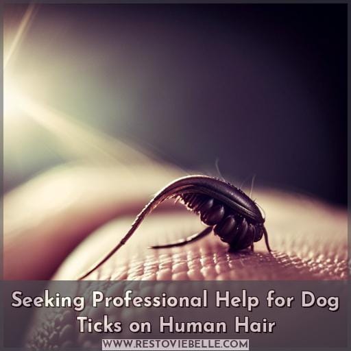Seeking Professional Help for Dog Ticks on Human Hair