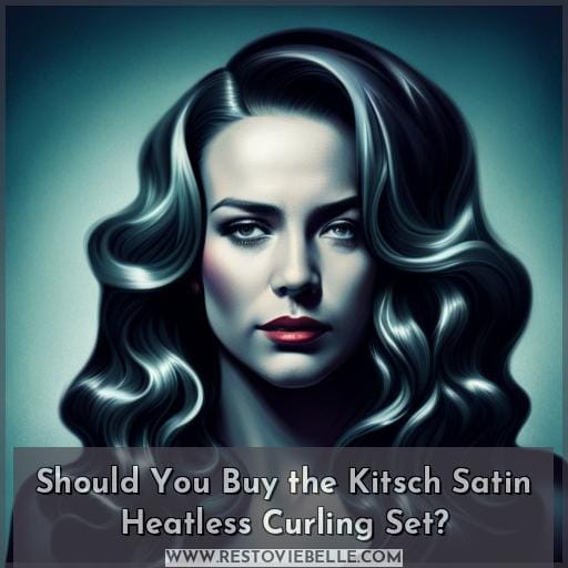 Should You Buy the Kitsch Satin Heatless Curling Set