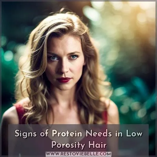 Signs of Protein Needs in Low Porosity Hair