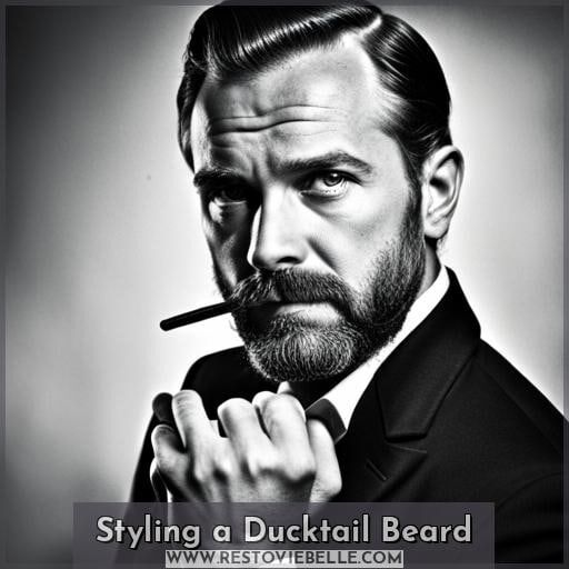 Styling a Ducktail Beard Styling a Ducktail Beard