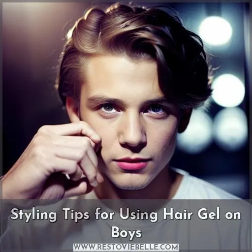 Styling Tips for Using Hair Gel on Boys