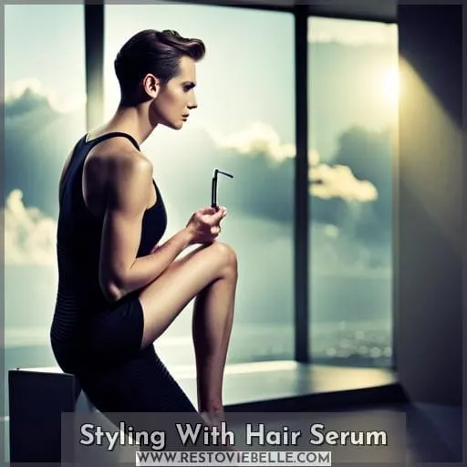 Styling With Hair Serum