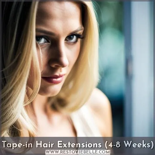 Tape-in Hair Extensions (4-8 Weeks)