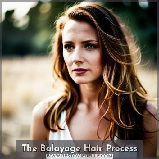 The Balayage Hair Process