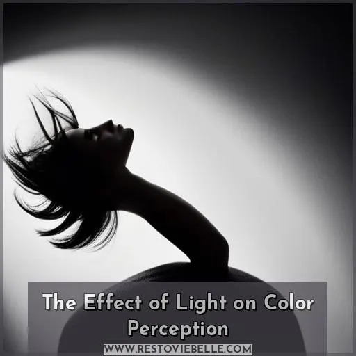 The Effect of Light on Color Perception
