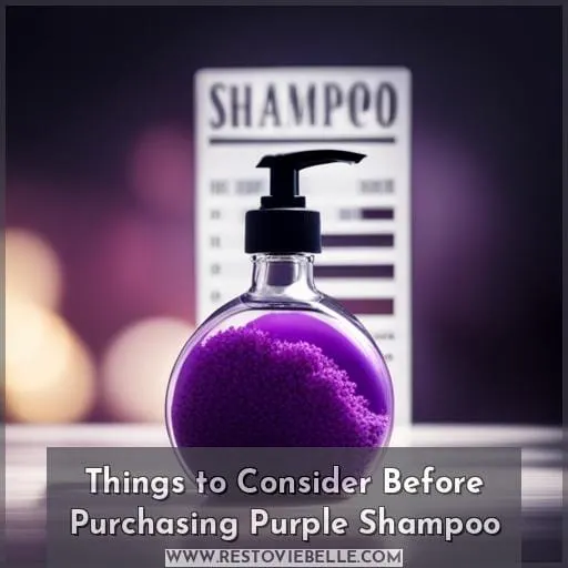 Things to Consider Before Purchasing Purple Shampoo