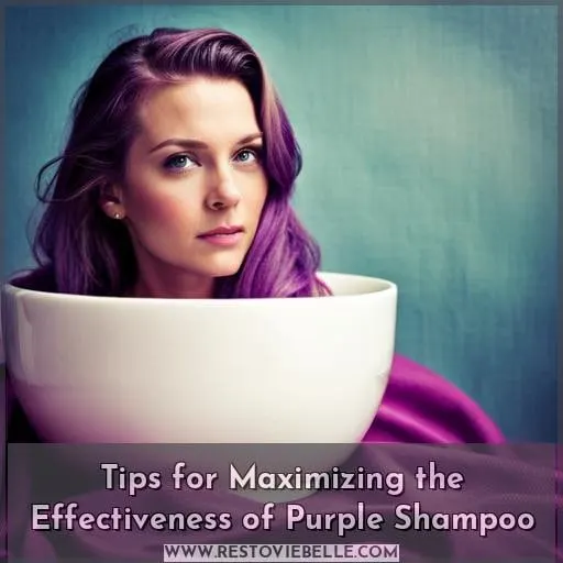 Tips for Maximizing the Effectiveness of Purple Shampoo