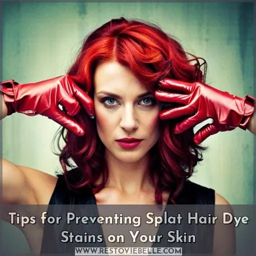 Tips for Preventing Splat Hair Dye Stains on Your Skin