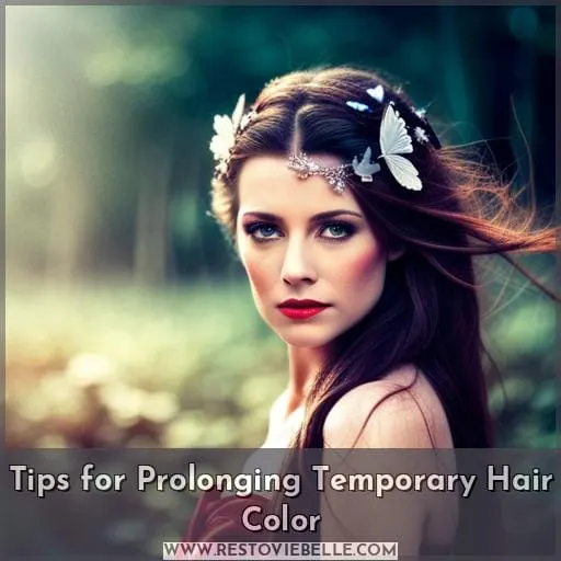 Tips for Prolonging Temporary Hair Color