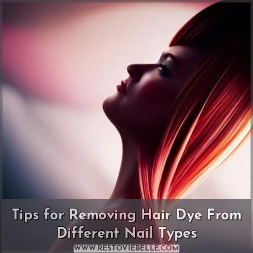 Tips for Removing Hair Dye From Different Nail Types