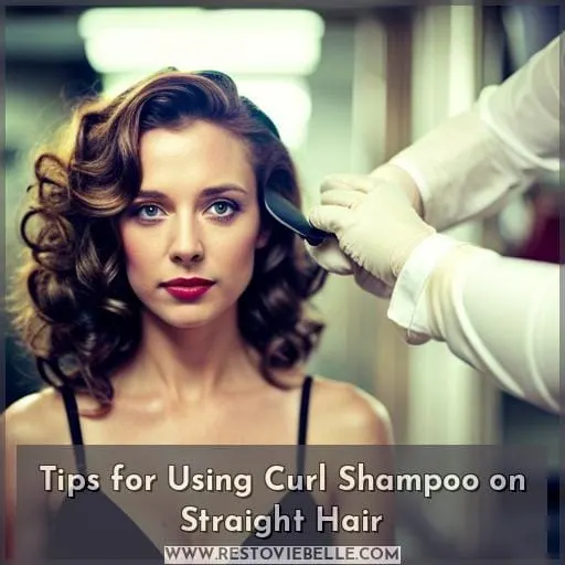 Tips for Using Curl Shampoo on Straight Hair