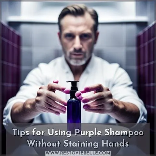 Tips for Using Purple Shampoo Without Staining Hands