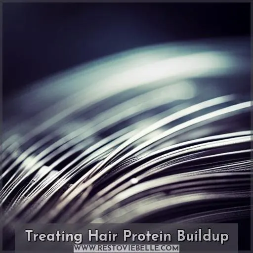 Treating Hair Protein Buildup