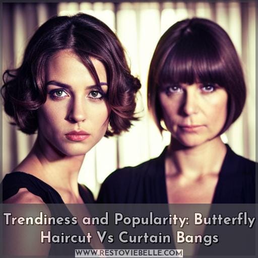 Trendiness and Popularity: Butterfly Haircut Vs Curtain Bangs