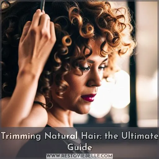 trimming natural hair