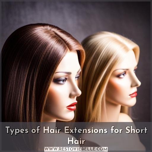 Types of Hair Extensions for Short Hair