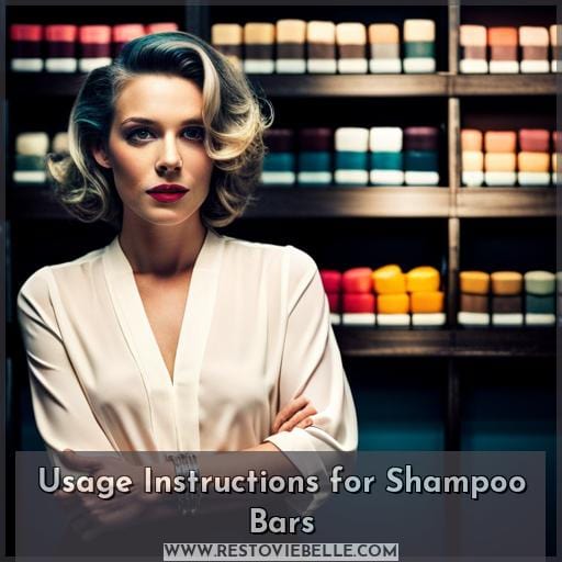 Usage Instructions for Shampoo Bars