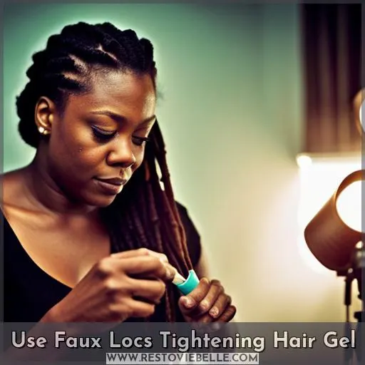 Use Faux Locs Tightening Hair Gel