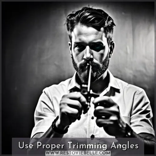 Use Proper Trimming Angles