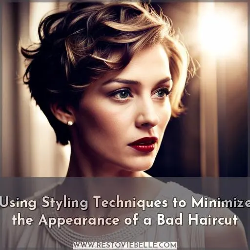 Using Styling Techniques to Minimize the Appearance of a Bad Haircut