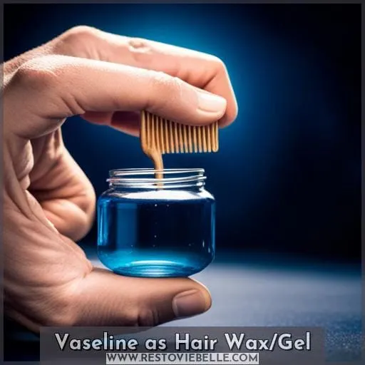 Vaseline as Hair Wax/Gel