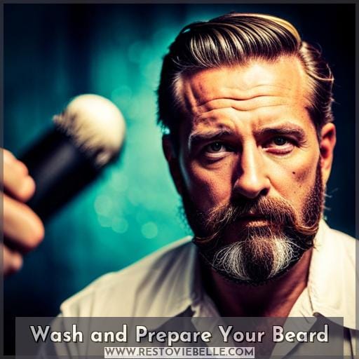 Wash and Prepare Your Beard