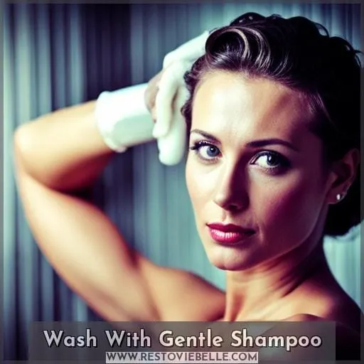 Wash With Gentle Shampoo