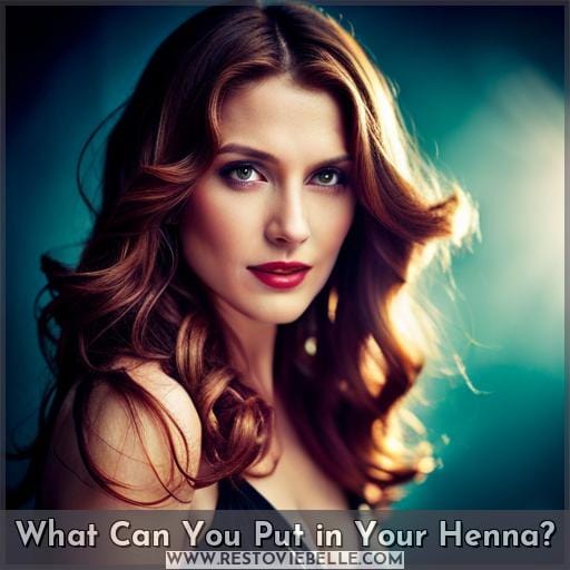 What Can You Put in Your Henna What Can You Put in Your Henna