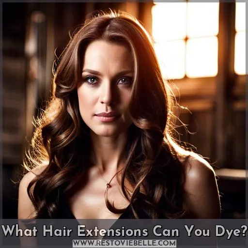 What Hair Extensions Can You Dye