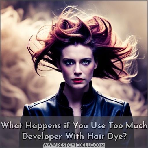 What Happens if You Use Too Much Developer With Hair Dye