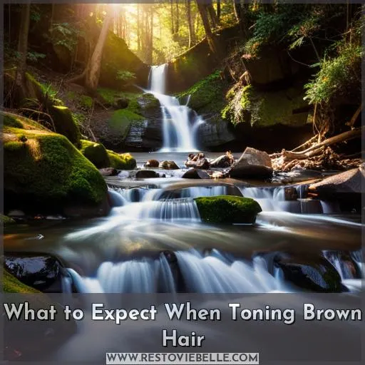 What to Expect When Toning Brown Hair