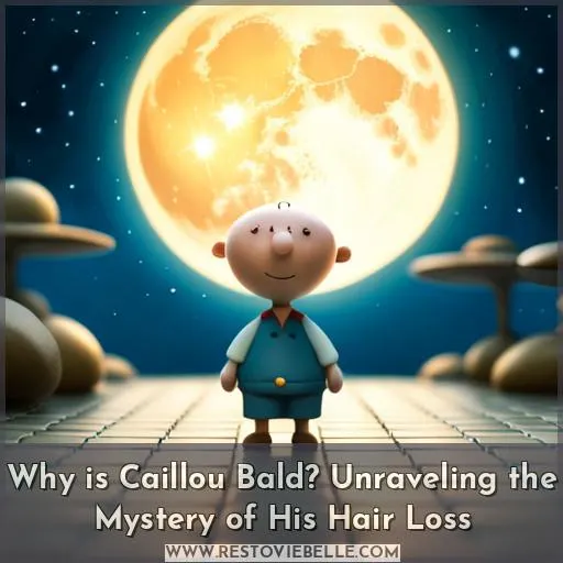 why is caillou bald