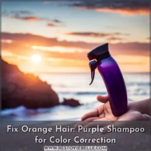 will purple shampoo fix orange hair