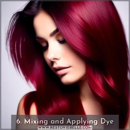 6. Mixing and Applying Dye