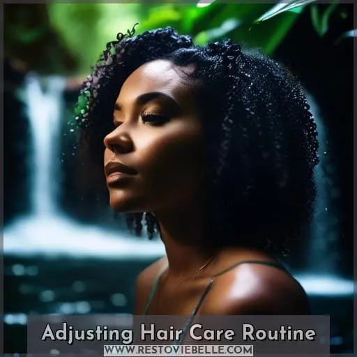 Adjusting Hair Care Routine