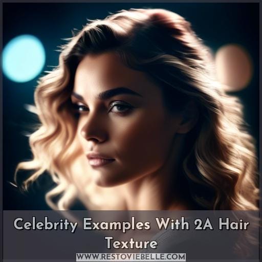 Celebrity Examples With 2A Hair Texture
