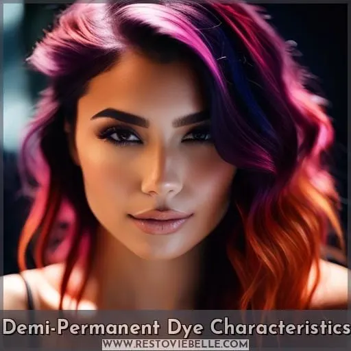 Demi-Permanent Dye Characteristics