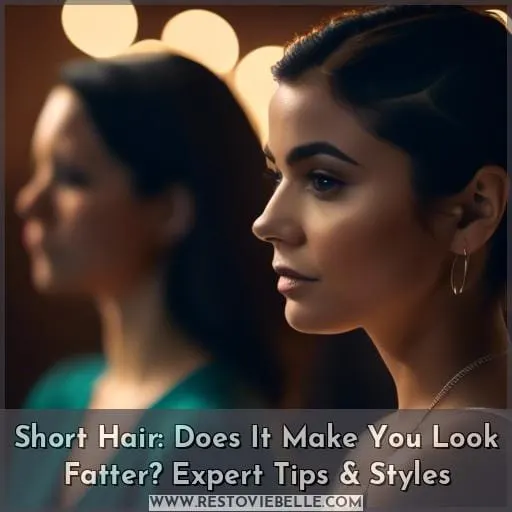 does short hair make you look fatter