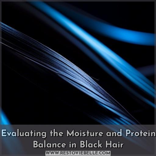 Evaluating the Moisture and Protein Balance in Black Hair