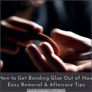 how to get bonding glue out of hair