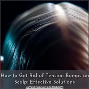 how to get rid of tension bumps on scalp