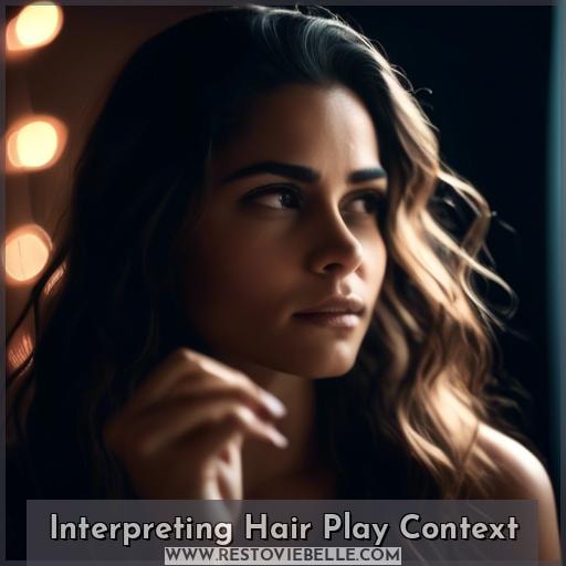 Interpreting Hair Play Context