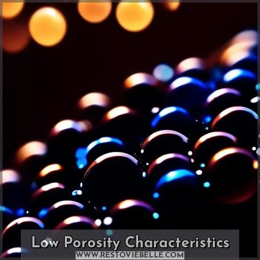 Low Porosity Characteristics
