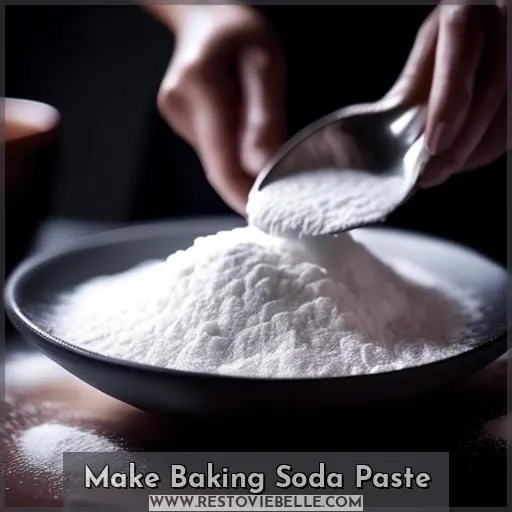 Make Baking Soda Paste