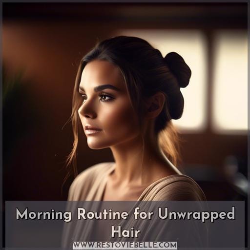 Morning Routine for Unwrapped Hair