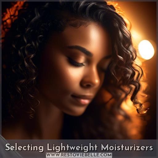 Selecting Lightweight Moisturizers Selecting Lightweight Moisturizers