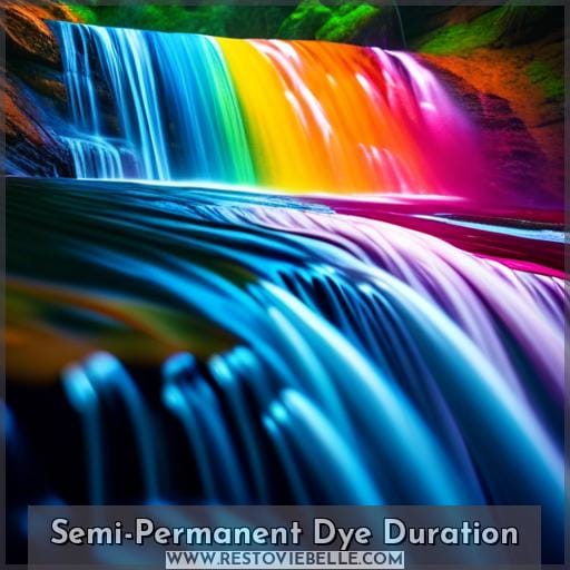 Semi-Permanent Dye Duration Semi-Permanent Dye Duration