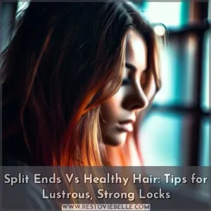 split ends vs healthy hair