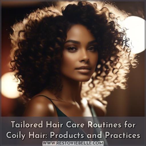 Tailored Hair Care Routines for Coily Hair: Products and Practices