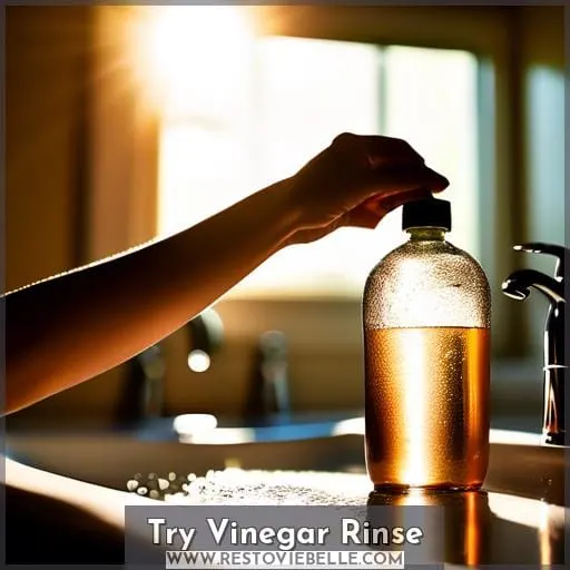 Try Vinegar Rinse